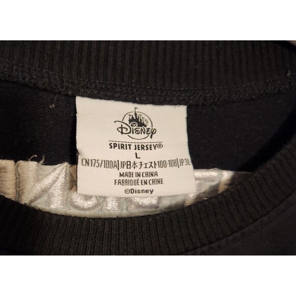 Disney Spirit Jersey Mickey Mouse Steamboat Willie Black Fleece Adult Large - Picture 9 of 10